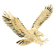 14K Yellow Gold Landing Eagle Pendant