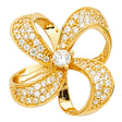 14K Yellow Gold CZ Pendant Pendant