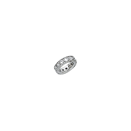 14K Gold Wide Rondelle Bead Pendant