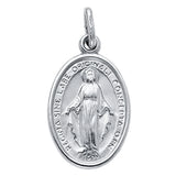 14K Gold Virgin Mary Medal
