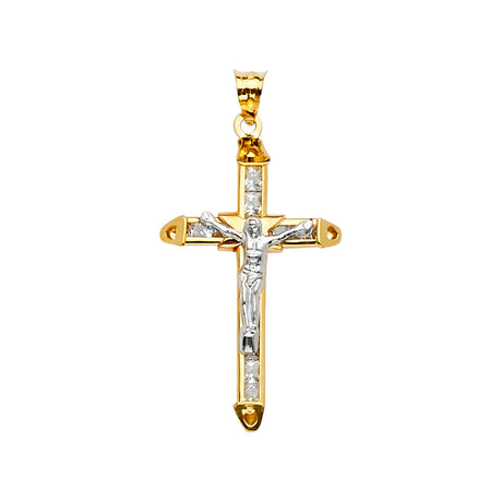 Channel-Set Crucifix Large