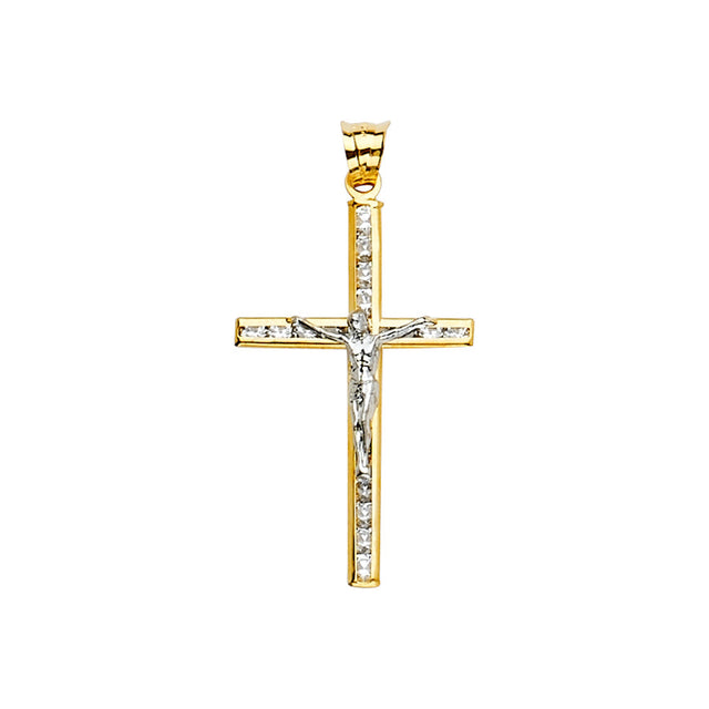 Channel-Set Crucifix Medium