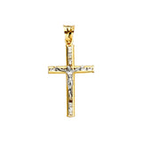 Channel-Set Crucifix Small