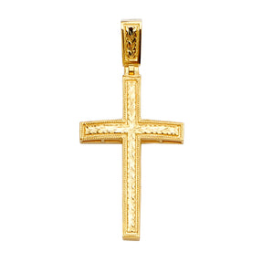 14K Yellow Gold Cross Pendant