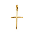 14K Yellow Gold Cross Pendant