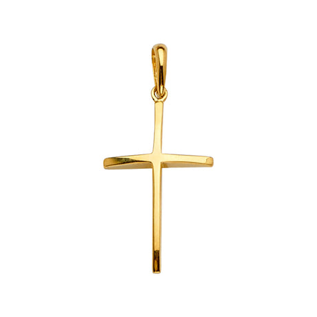 14K Yellow Gold Cross Pendant