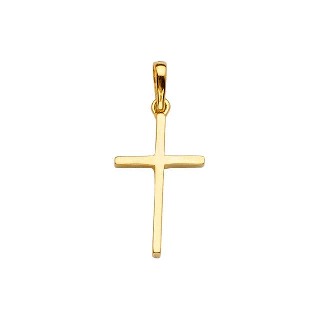 14K Yellow Gold Cross Pendant