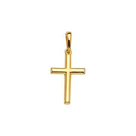 14K Yellow Gold Cross Pendant
