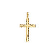 14K Yellow Gold Cross Pendant