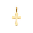 14K Yellow Gold Cross Pendant