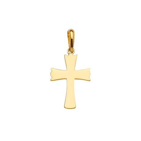 14K Yellow Gold Cross Pendant
