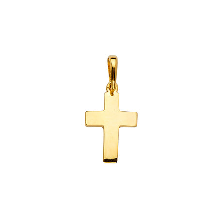 14K Yellow Gold Cross Pendant