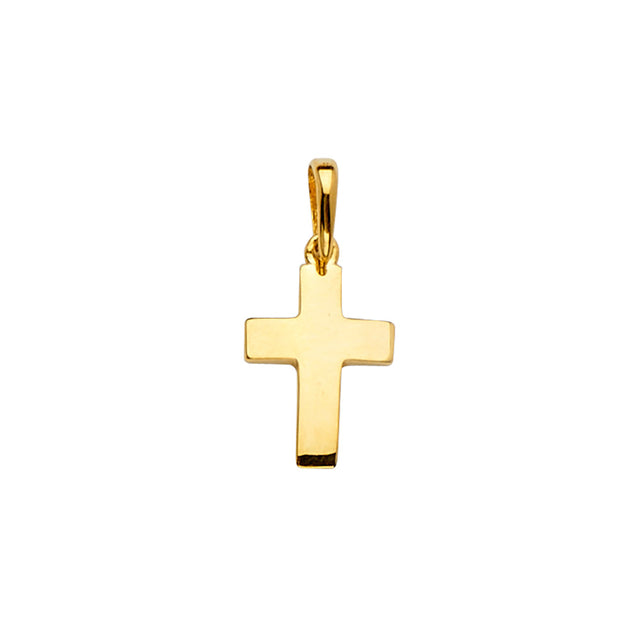 14K Yellow Gold Cross Pendant