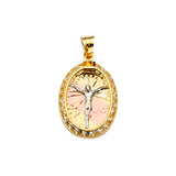 Crucified Christ Oval Small