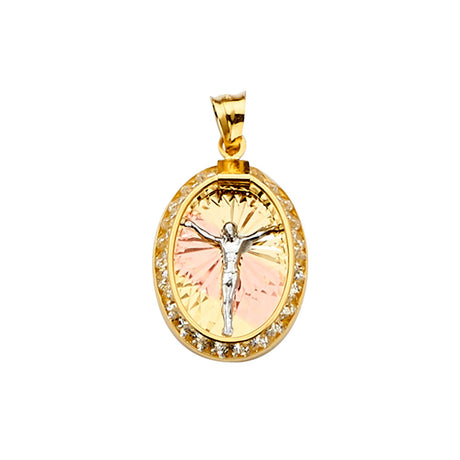 Crucified Christ Oval Small