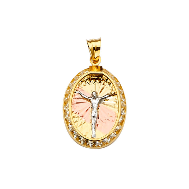 Crucified Christ Oval Small