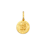 14K Yellow Gold Baby Jesus Pendant