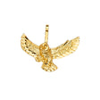 14K Yellow Gold Flying Owl Pendant