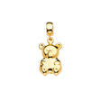 14K Yellow Gold Bear Charm