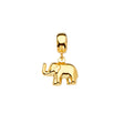 14K Yellow Gold Elephant For Mix&Match Bracelet Pendant