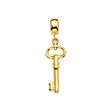 14K Yellow Gold Key Charm