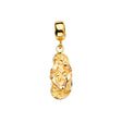 14K Yellow Gold Sandal Charm