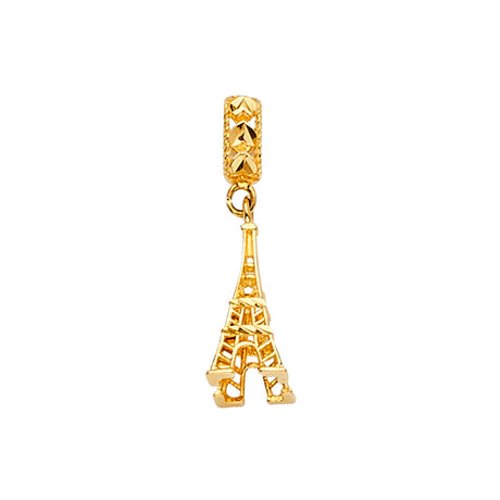 14K Yellow Gold Eiffel Tower Charm