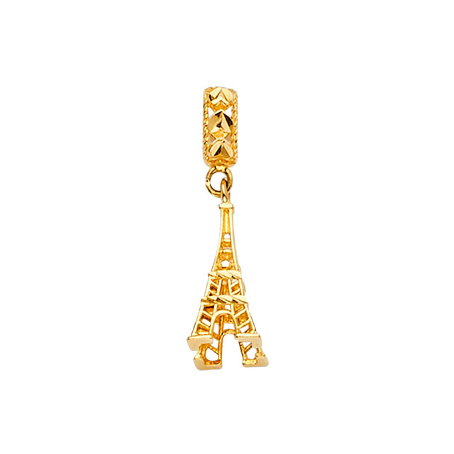 14K Yellow Gold Eiffel Tower Charm