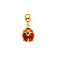 14K Yellow Gold Ladybug Charm