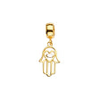 14K Yellow Gold Hamsa For Mix&Match Bracelet Pendant