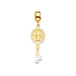 14K Two-Tone Gold San Benito For Mix&Match Bracelet Pendant