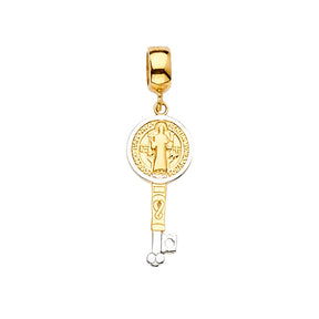 14K Two-Tone Gold San Benito For Mix&Match Bracelet Pendant