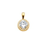 Halo Solitaire Yellow Large Round