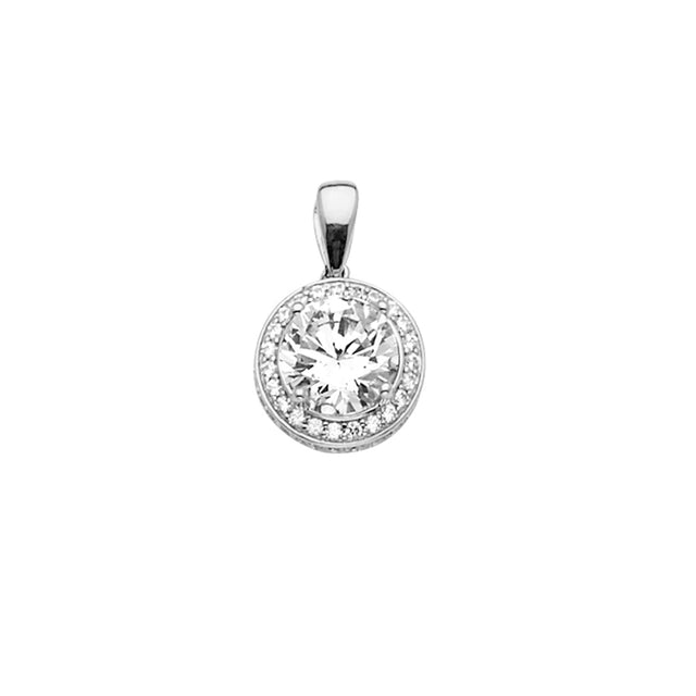 Halo Solitaire White Large Round