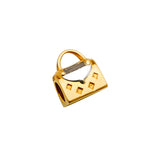 14K Two-Tone Gold Handbag Slider