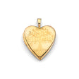 14K Yellow Gold Family Tree Heart Locket Pendant