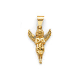 14K Yellow Gold Angel Pendant