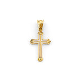 14K Yellow Gold Cross Pendant