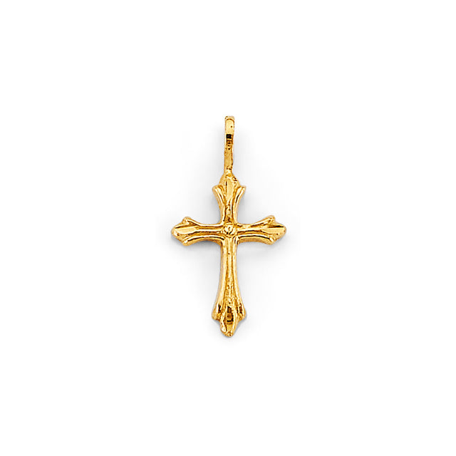 14K Yellow Gold Cross Pendant