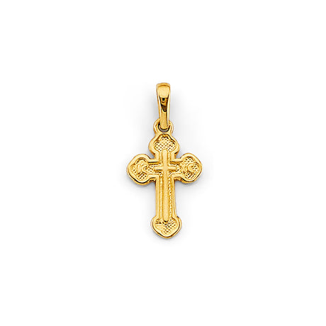 14K Yellow Gold Cross Pendant