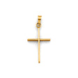 14K Yellow Gold Cross Pendant
