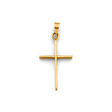 14K Yellow Gold Cross Pendant