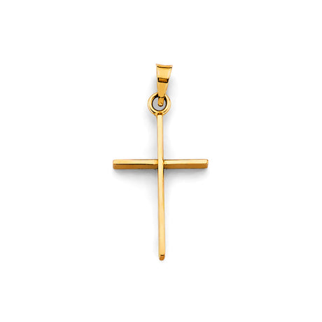 14K Yellow Gold Cross Pendant