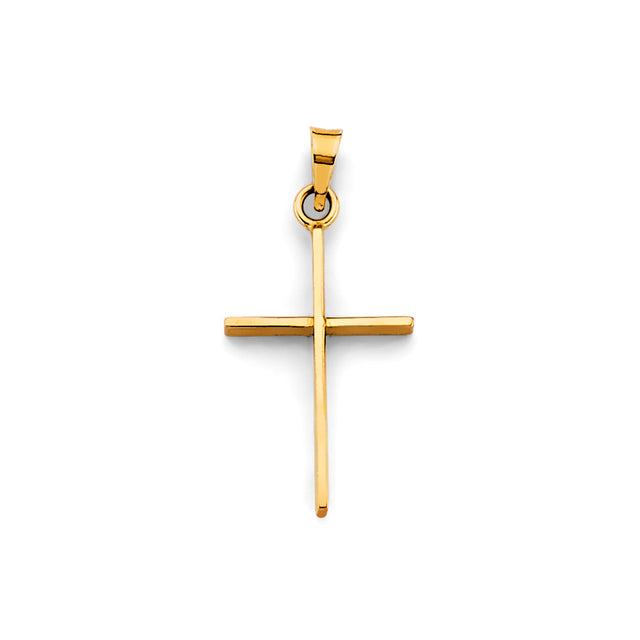 14K Yellow Gold Cross Pendant