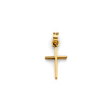 14K Gold Small Cross Pendant