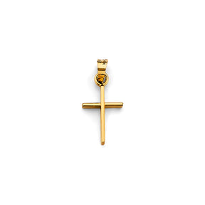 14K Gold Small Cross Pendant