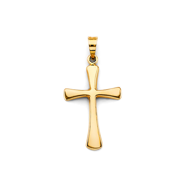 14K Yellow Gold Cross Pendant
