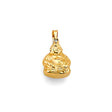 14K Yellow Gold Laughing Buddha Pendant