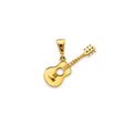 14K Yellow Gold Acoustic Guitar Pendant