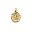 14K Two-Tone Gold Small San Benito Pendant